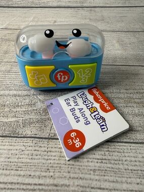 New Fisher Price Laugh Learn Play Along Ear Buds Interactive Toy Infants 6M-3Y